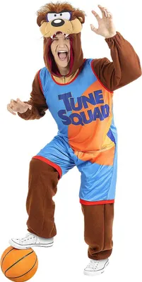 Produktbild von Funidelia  Taz Space Jam Kostüm - Looney Tunes für Herren & Damen ? Kostüme für Erwachsene & Verkleidung für Partys, Karneval & Halloween - Größe M-L - Braun