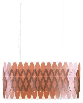 Immagine prodotto di Lampadario Moderno Amanda Polilux ® Rame E Metallo Cromo 6 Luci E27