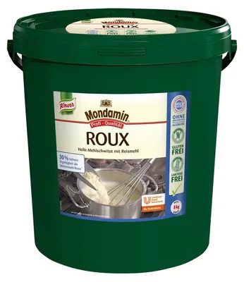 Produktbild Knorr Mondamin Roux Helle Mehlschwitze mit Reismehl Großgebinde 8kg