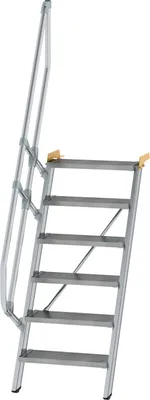 Produktbild von MUNK Treppe 60°  inkl. einen Handlauf, 600mm Stufenbreite, 6 Stufen