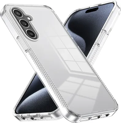Produktbild von Hülle für Samsung Galaxy S23 FE Rutschfest Kristallklare Stoßfeste TPU Bumper Handyhülle Transparent