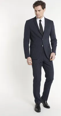 Produktbild von SteffenKlein Herren Anzug Slim fit 5621-102, 5621-106, 5621-48, 5621-50, 5621-52, 5621-54, 5621-56 904551 Marine 56