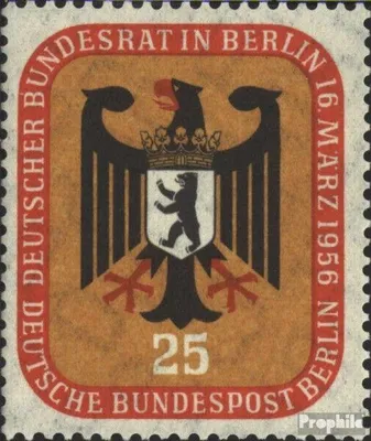 Produktbild von Briefmarken Berlin (West) 1956 Mi 137 postfrisch Bundesrat