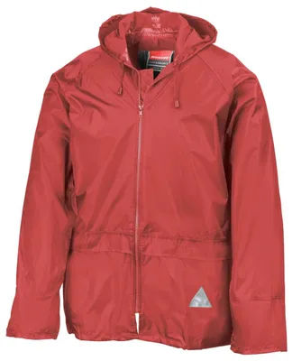Imagen del producto de Omgoods - Traje impermeable - Chaqueta y pantalón impermeables - Rojo, talla M