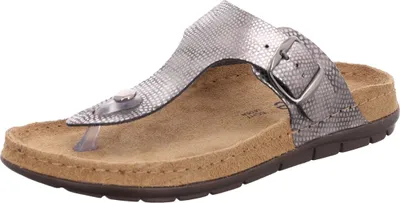 Produktbild von Rohde Damen Zehentrenner Pantolette Dianette Schnalle Rodigo-D 5867, Größe:37 EU, Farbe:Grau