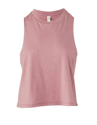 Produktbild von Bella 6682 | Damen Racerback Cropped Tank - Farbe: Heather Orchid - Größe: M