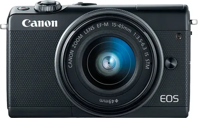 Produktbild von Canon EOS M100 + EF-M 15-45mm IS STM, 24,2 MP, 6000 x 4000 Pixel, CMOS, Full HD, Touchscreen, Silber