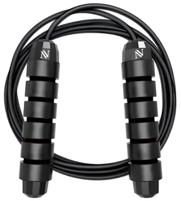 Productafbeelding van Nuvance Professioneel Sport Springtouw - Verstelbaar - Speedrope - Jump Rope - voor Volwassenen en Kinderen - Zwart