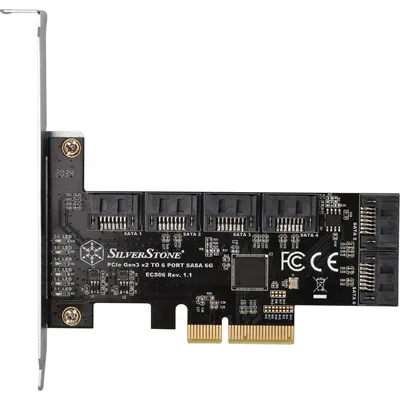 Obrázek produktu pro SilverStone ECS06 - Speicher-Controller - SATA 6Gb/s Low-Profile