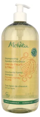 Obrázek produktu pro Melvita 86Z0011, 1000 ml, Šampon, Neprofesionální, Unisex, Všechny vlasy, Všechny barvy
