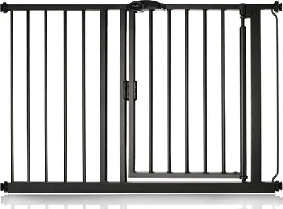 Produktbild von Safetots Druckmontage Selbstschließendes Treppengitter, 111cm - 118cm, Schwarz