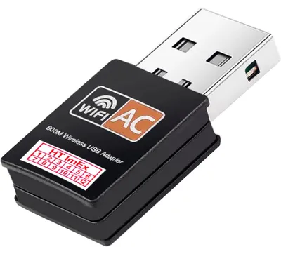 Produktbild von WLAN Stick AC 600 Mbps Dual Band 2.4GHz / 5GHz WIFI Dongle USB Wireless Adapter