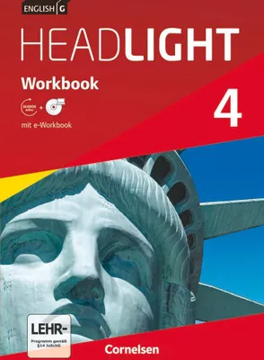 Produktbild von English G Headlight 04: 8. Schuljahr. Workbook mit CD-ROM (e-Workbook) und Audios online