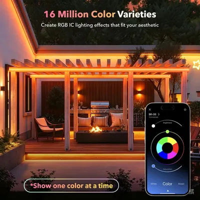 Immagine prodotto di Tubo LED neon da 30 metri - Luce RGB flessibile - Telecomando - Dimmerabile - Sincronizzazione con la musica - Timer - 24 V