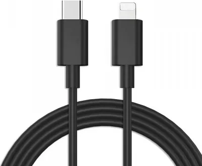 Zdjęcie produktu dla Economy Kabel Usb Pd Typ-C Do Iphone 2A 12W Czarny 1M Pd