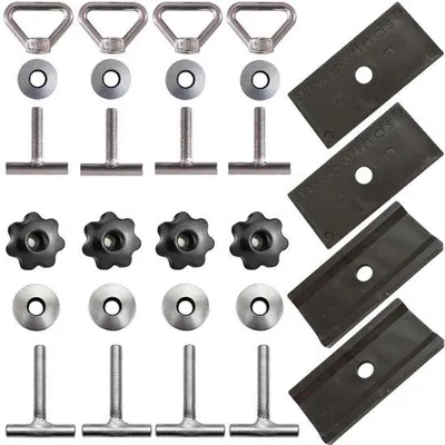 Zdjęcie produktu dla Zestaw do zabezpieczania ładunku na szynach, T5 T6, mocowanie, 7h5883084c, stal, czarny