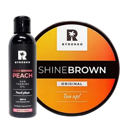 Image de Byrokko Shine Brown + Shine Brown Peach SPF6