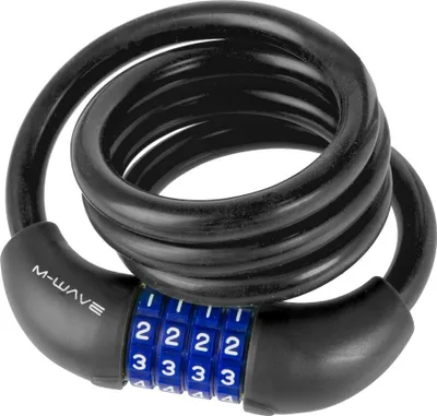 Produktbild von M-WAVE Silikon-Spiralkabelzahlenschloss DS 12.10 S (1000 × 12 mm)
