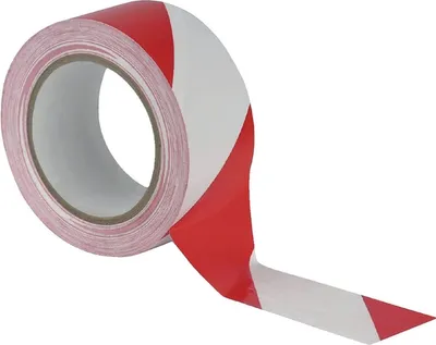 Produktbild von Markierungsband - rot/weiß - 250 m