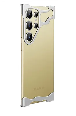 Immagine prodotto di INF Elegante Custodia in Metallo Argentato + Pellicola per Obiettivo per Samsung S25 Ultra