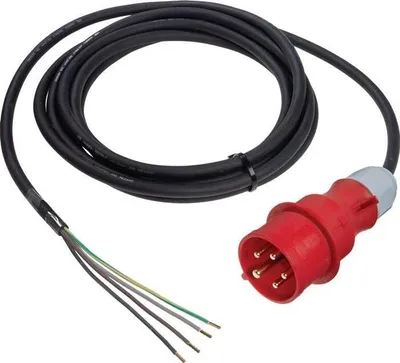 Produktbild von Anschlussleitung H07RN-F 5x1,5mm² 5m CEE-Stecker,5-polig schwarz
