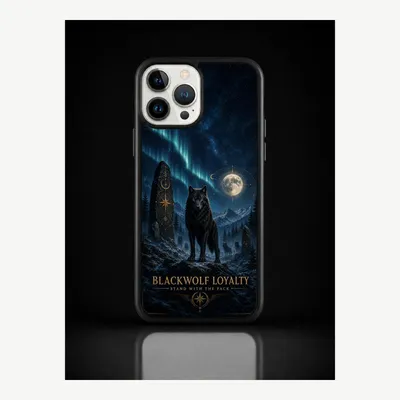 Zdjęcie produktu dla Etui ochronne do iPhone 13 Pro Max z motywem wilka – LUNØIR ©