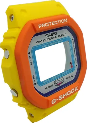 Produktbild von Casio G-Shock Gehäuse gelb CASE/CENTER ASSY Mineralglas DW-5610DN-9