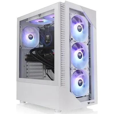 Obrázok produktu pre Thermaltake View 200 TG Snow ARGB - Mid tower - ATX - Bočný panel s oknom (tvrdené sklo)