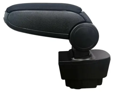 Immagine prodotto di Nuovo bracciolo centrale/vassoio portaoggetti per Opel Corsa D (2006–2014) con rivestimento in tessuto nero