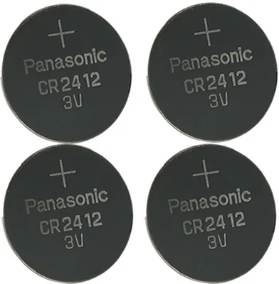 Produktbild von Panasonic CR2412 Lithium Knopfzelle 3V, 4er Folienpack