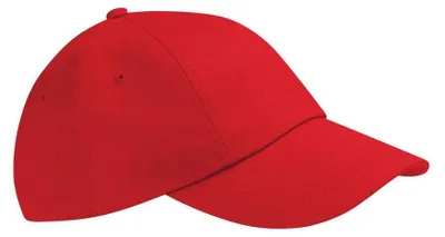 Image de Beechfield - Casquette de baseball profil bas FK1817 (taille unique) (rouge)