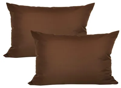 Produktbild von JACK 2er Set 40x60cm Outdoor Kissenhülle Bezug Wasserfest Stuhl Kissen Garten  Braun