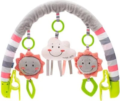 Produktbild von Baby Mix Kinderwagen Spielzeug Puff