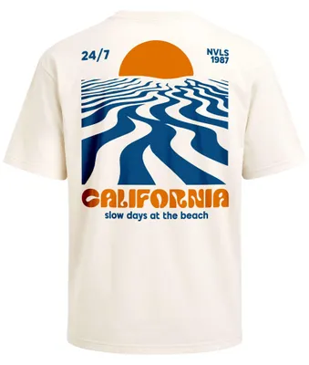 Produktbild von Herren T-Shirt - California Sunset - Oversized Relaxed Fit Sommer Fashion Streetstyle Neverless®