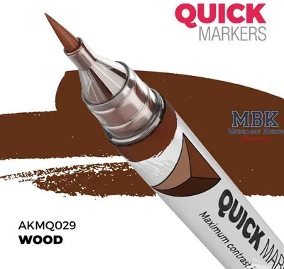 Immagine prodotto di AK Interactive S.L. AK-MQ029 LEGNO - PENNARELLI RAPIDI