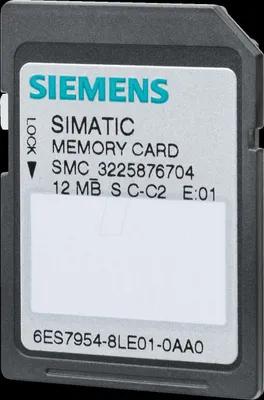 Produktbild von Siemens SIMATIC S7 Memory Card, 12 MB, 12 GB