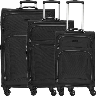 Produktbild von D&N Travel Line 9204 - Trolley-Set, 3tlg. (schwarz)