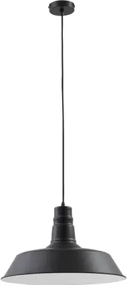 Produktbild von Lindby Hängeleuchte Laylan, schwarz/weiß, Ø 46 cm, Metall