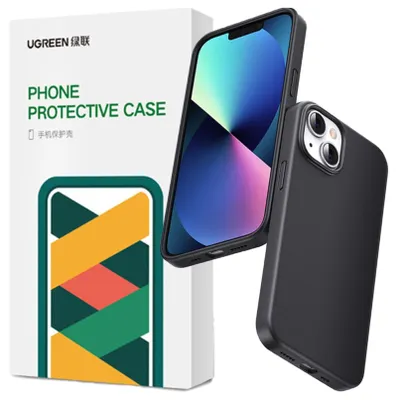 Produktbild von Ugreen Etui Case Silikonhülle für Iphone 14+ Schwarz