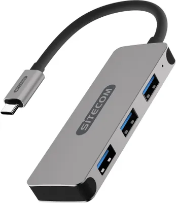 Produktbild von SITECOM USB-C Hub 3 Port USB-A