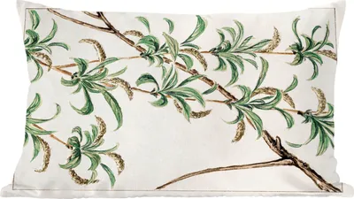 Produktbild von MuchoWow® Zierkissen Sofakissen Wohnzimmer Dekokissen 60x40 cm Dschungel - Zweig - Blätter - Japan - Kopfkissen - Polster mit Foto