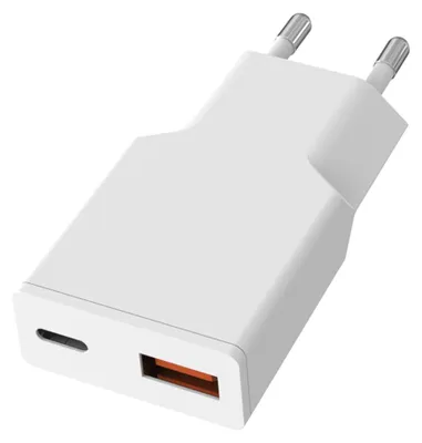 Produktbild von VALUE USB Charger mit Euro-Stecker, 2 Ports Typ A+C, 20W