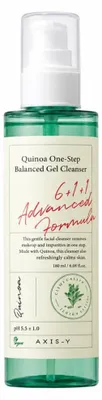 Productafbeelding van AXIS-Y Quinoa One-Step Balanced Gel Cleanser 180 ml – Reinigingsgel voor het gezicht