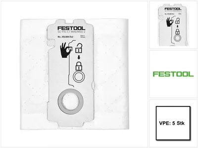Productafbeelding van Festool SELFCLEAN filterzak SC-FIS-CT MINI/MIDI-2/5 voor CT MINI en CT MIDI vanaf bouwjaar 2019 5 stuks ( 204308 )