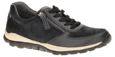 Produktbild von Gabor RollingSoft Damenschuhe - sportliche Schnür- Halbschuhe blau