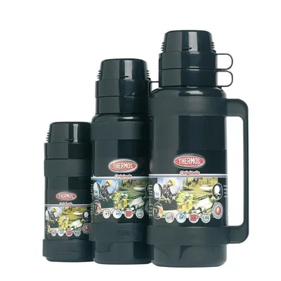 Produktbild von Thermos 5010576251992, 0,5 l, Schwarz, Glas, Kunststoff, 8 h, 24 h, CE