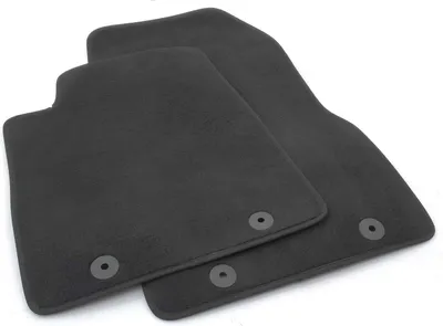 Image de Tapis de sol pour Mini Cooper J01 Electric (à partir de 2023) Tapis de voiture en velours Qualité d'origine 2 pièces Noir