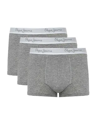 Zdjęcie produktu dla Pepe Jeans Bokserki "Wray 3-Pack" - PMU10772 | Wray - Szary- Rozmiar: S(EU)