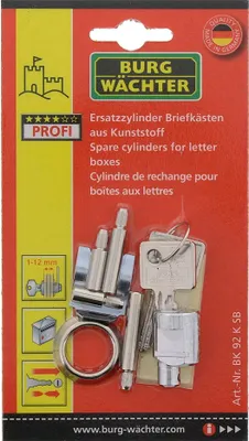 Produktbild von Burg Wächter Briefkastenersatzschloss BK 92K