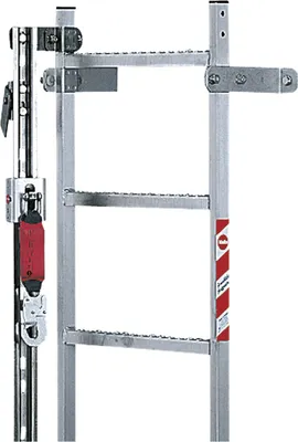 Produktbild von Hailo H-50 Halterung am Holm für 72x25mm Holmmaß aus Edelstahl für Stahl und Edelstahl Leitern